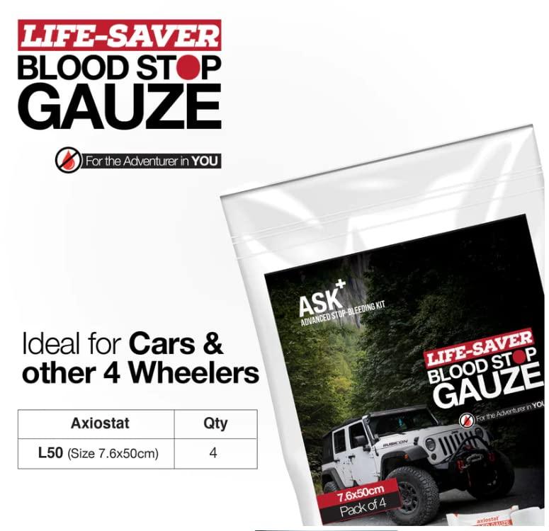Axio Hemostatic first aid kit for four wheeler