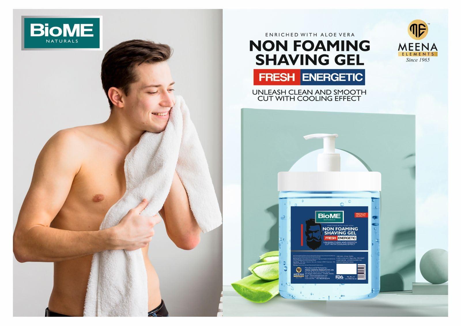 Generic BioME NATURALS Non Foaming Shaving Gel (Enriched with Aloe Vera) 1 Litre