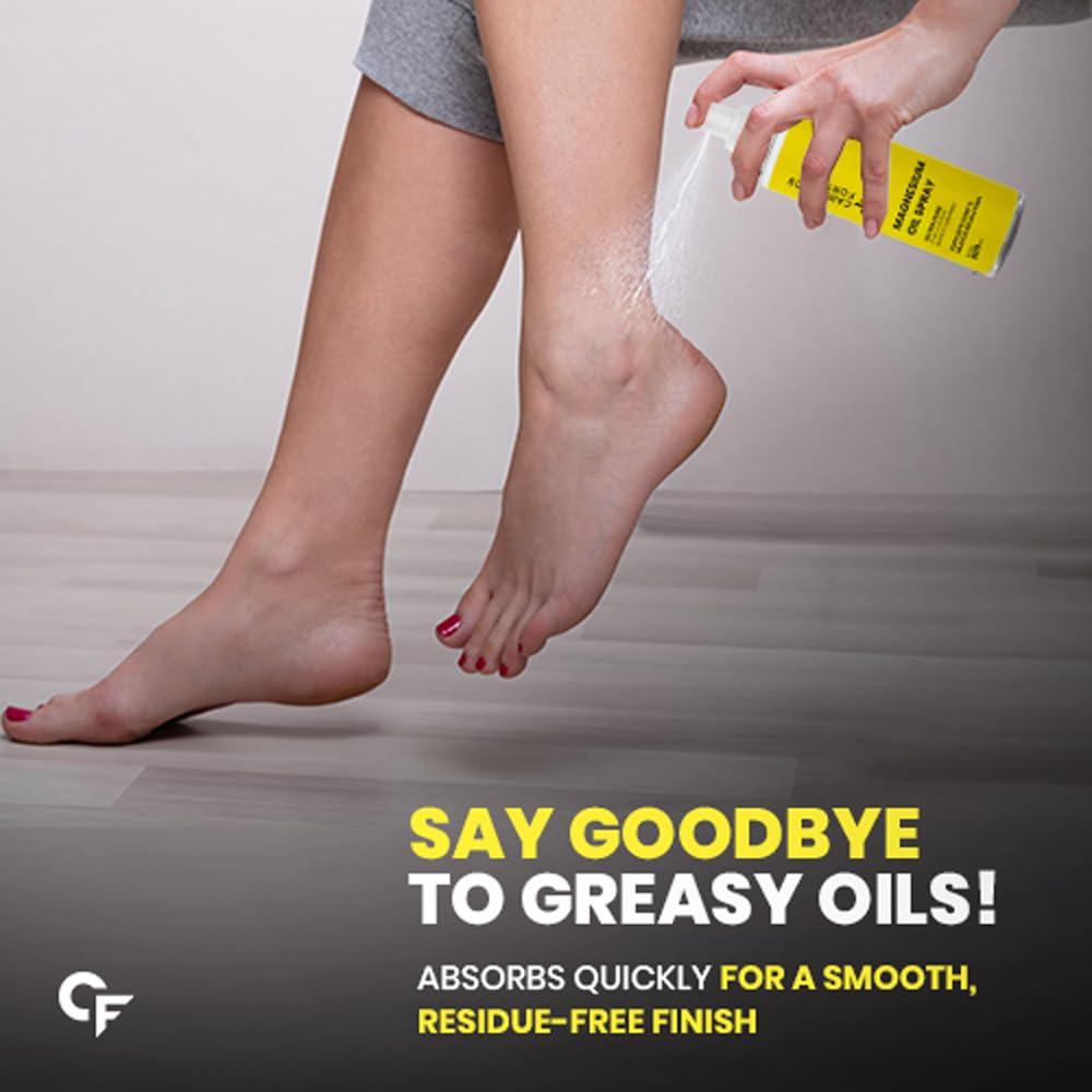 Carbamide Forte Carbamide Forte Magnesium Oil Spray | Topical Magnesium Spray | Magnesium Oil for feet, Sleep Support, Pain Relief & Muscle Recovery | Magnesium Oil 200ml