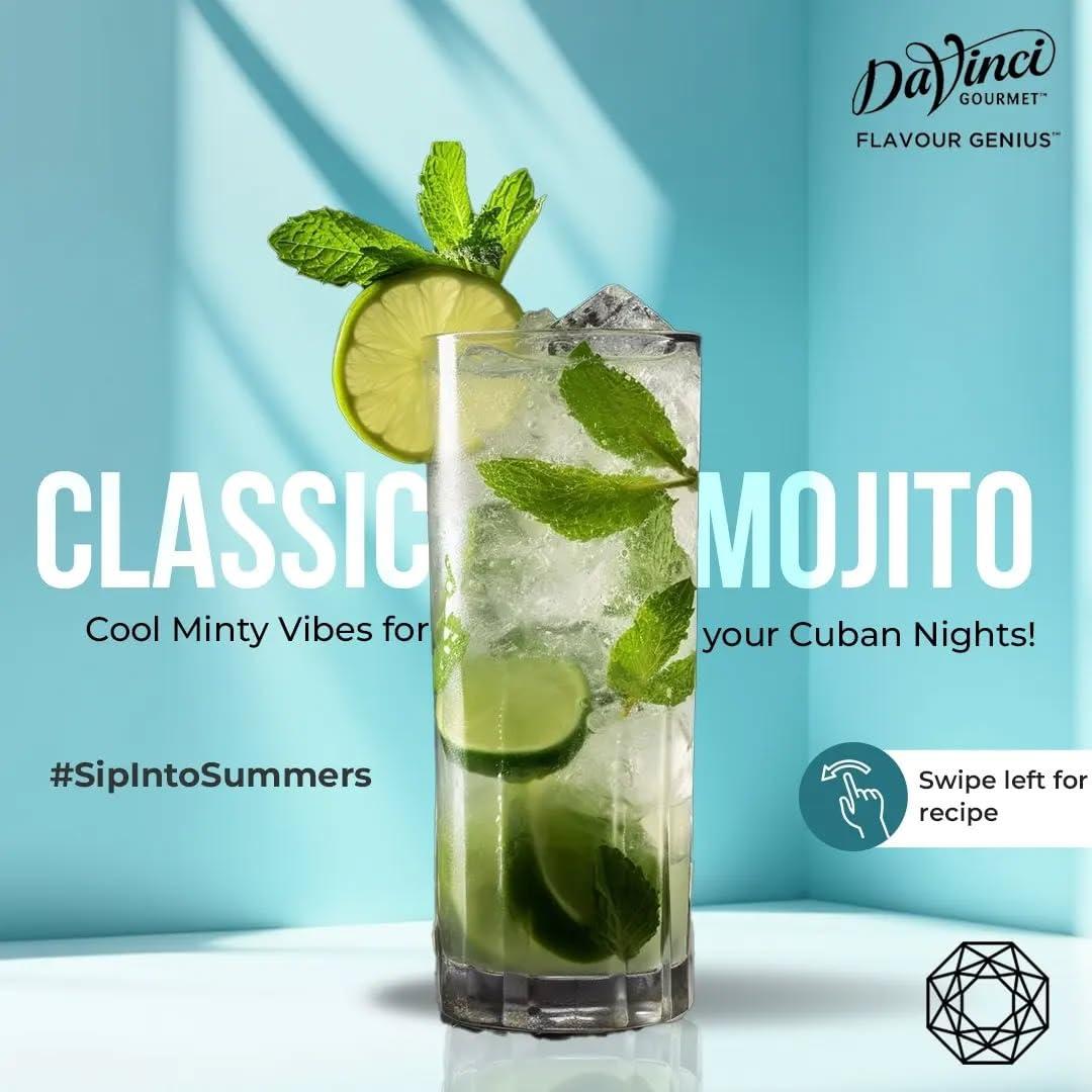 DaVinci Gourmet DaVinci Gourmet Mojito Menta Cubano Syrup 750 ML