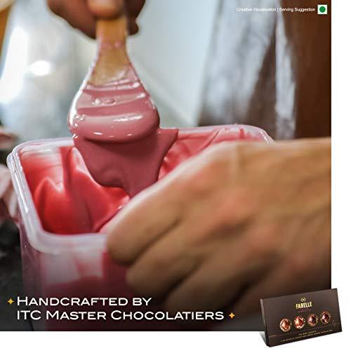 Fabelle Fabelle – The Bars Quartet, Centre-Filled Luxury Chocolate Bars Inspired by Classic Desserts and The Elements of Nature - Assorted Luxury Chocolates Gift Box, 524g