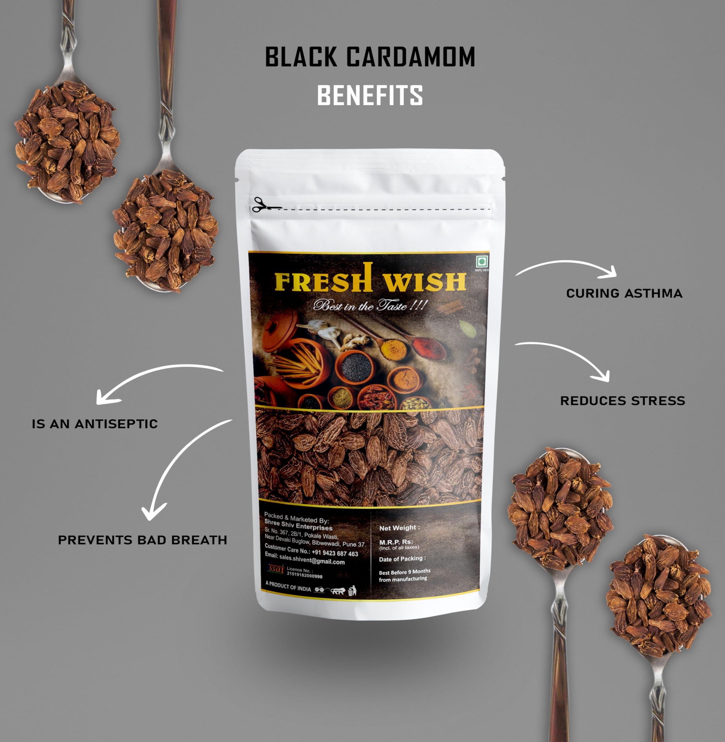 Fresh Wish Fresh Wish - Whole Green Cardamom (Elachi) 100gm