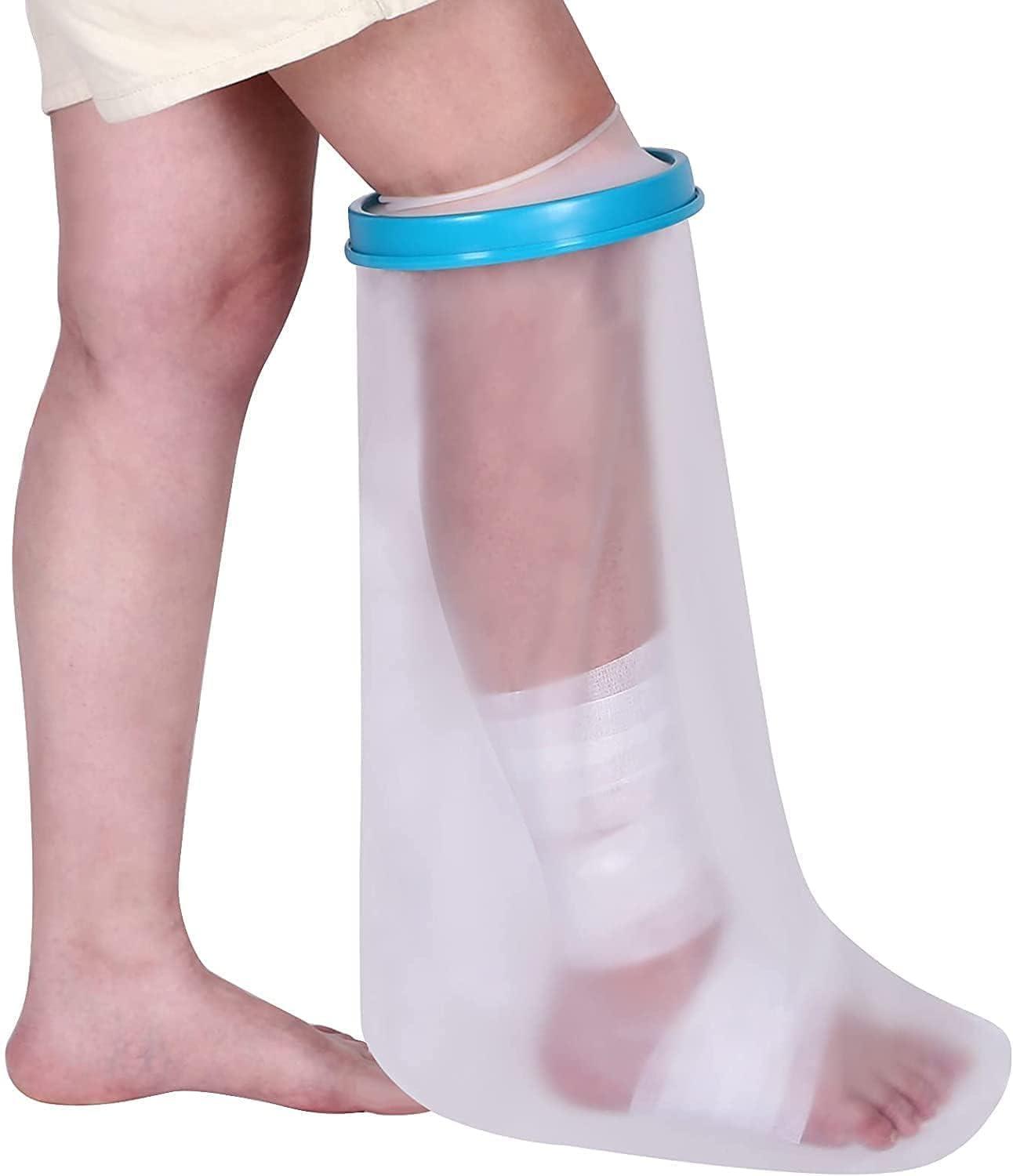 KARTUNBOX KARTUNBOX Waterproof Leg Cast Cover, For Shower and Bath, Keeps Plaster Cast, Reusable Adults Protector For Broken Knees, Ankle Wound, Burns