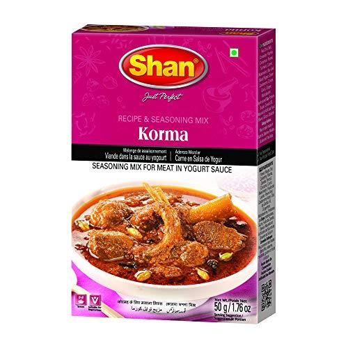 Shan Shan Korma Masala, 1.76 oz  50 g, 8 Pack