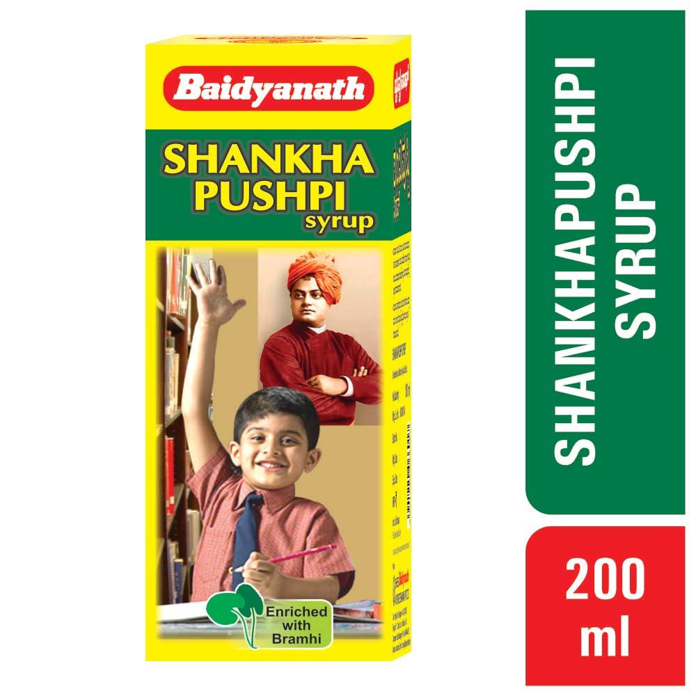 Baidyanath Asli Ayurved Baidyanath Shankhapushpi Syrup 200 ml , Liquid,(Pack of 2)
