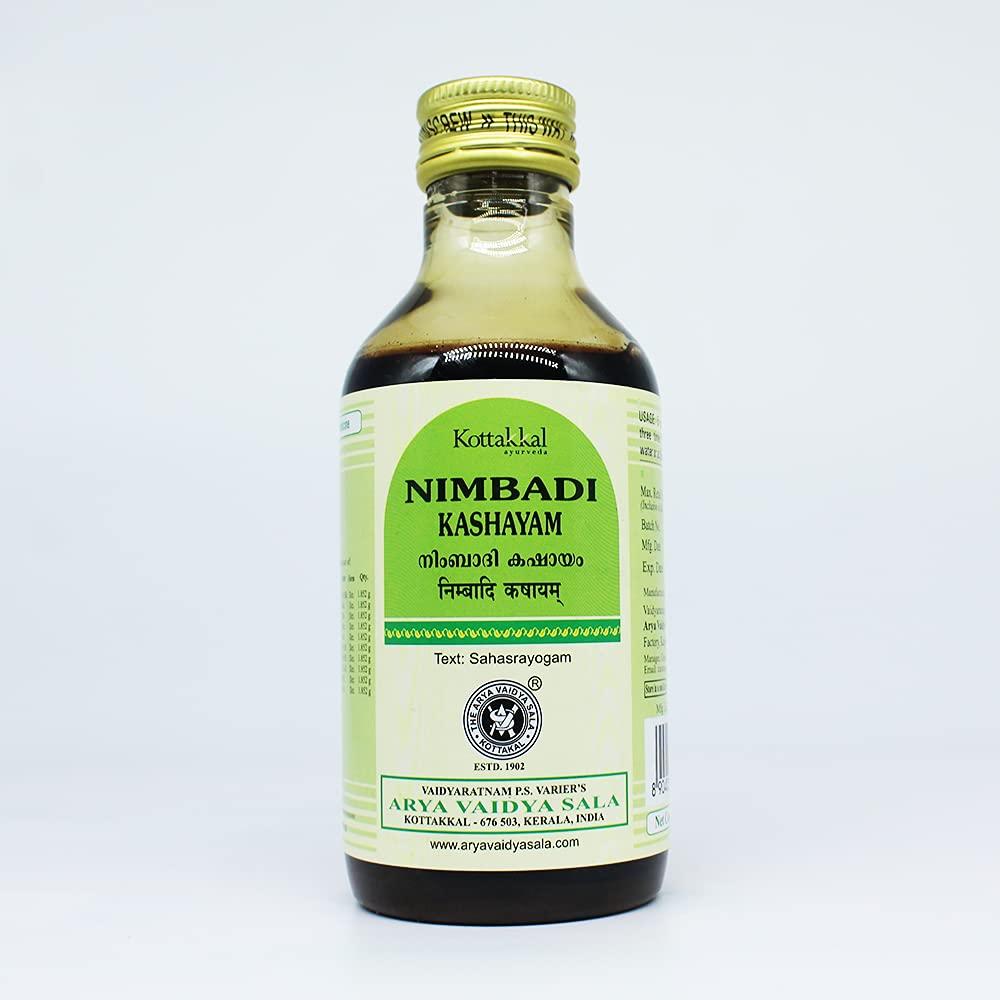 Golden Oldie Herbs Nimbadi Kashayam - 200ML, (Pack Of 3), Of Arya Vaidya Sala Kottakkal