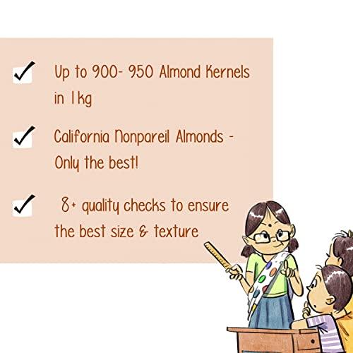 Paper Boat Paper Boat California Almonds, Value Pack Pouch 1 KG