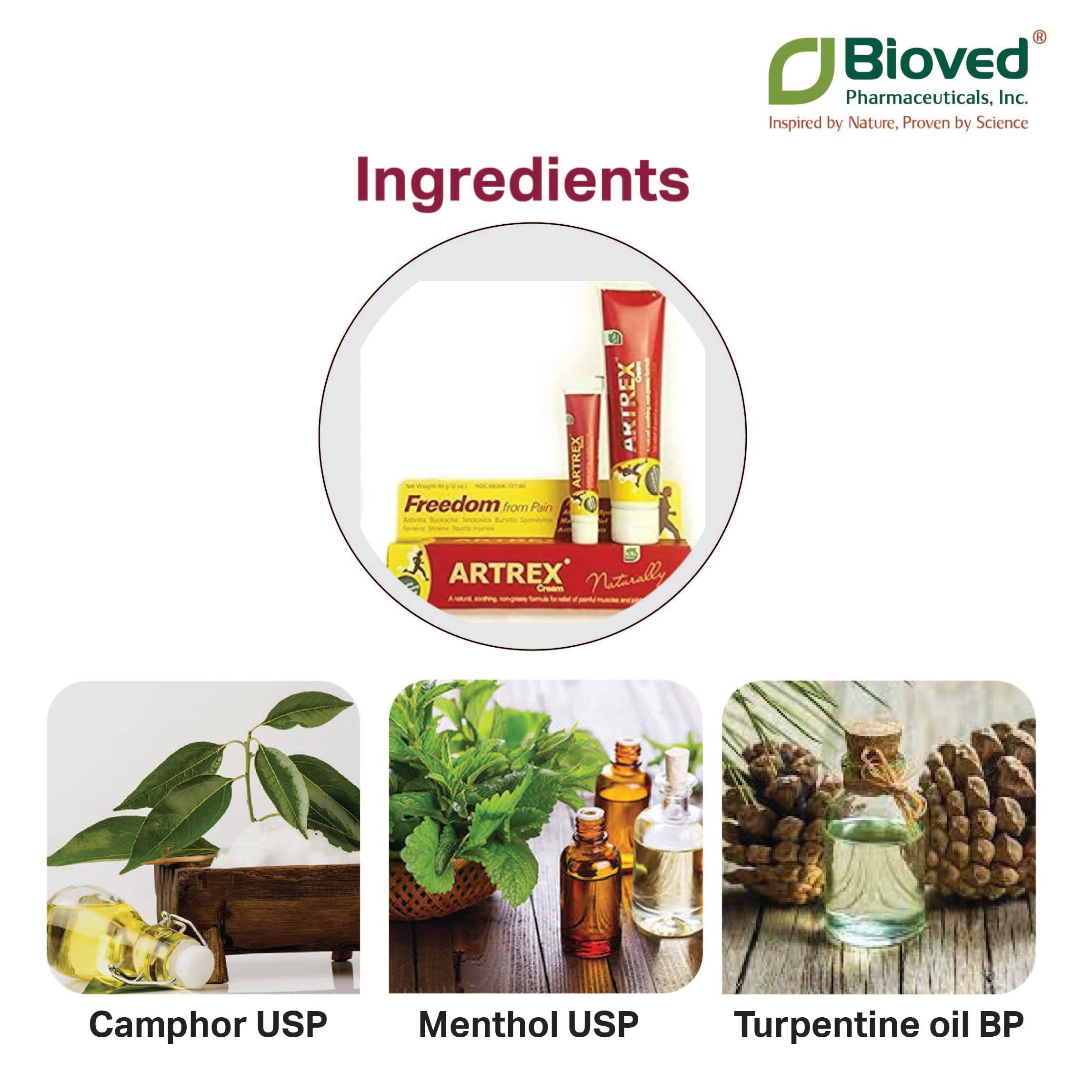 ARTREX ARTREX cream Fast-Acting,Deep-Penetrating,Long-Lasting,Clinically validated in Musculoskeletal pain,soothing, non-greasy topical cream for relief of painful muscles and joints.