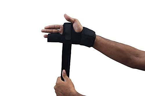 soulvinee soulvinee Boxer Finger Splint - Metacarpal Finger Splint Right Removable Splint for Boxers Fracture - Little and Ring Finger Protection - Fits Left or Right Hand Brace (M)
