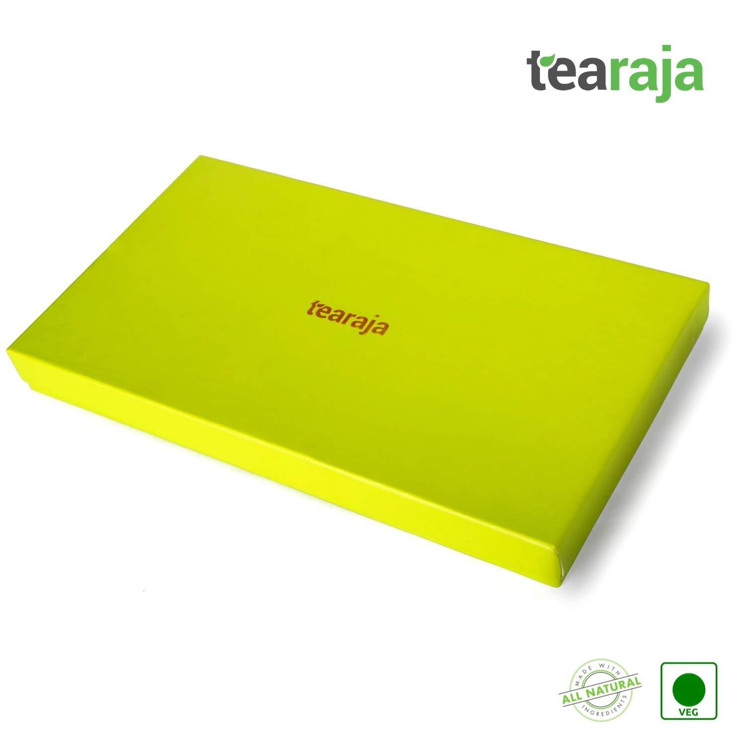 Tearaja Tearaja AURORA Green Tea Gift Box | 10 Test Tubes with Speciality Tea | Herbal Tea Gift | Corporate Gift | Tea Gift | Herbal Tea Gift Pack | New Year Gift | Gifts for Employees | Valentine's Day Gift