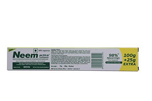 NEEM Neem Active Toothpaste, 100g + 25g Extra