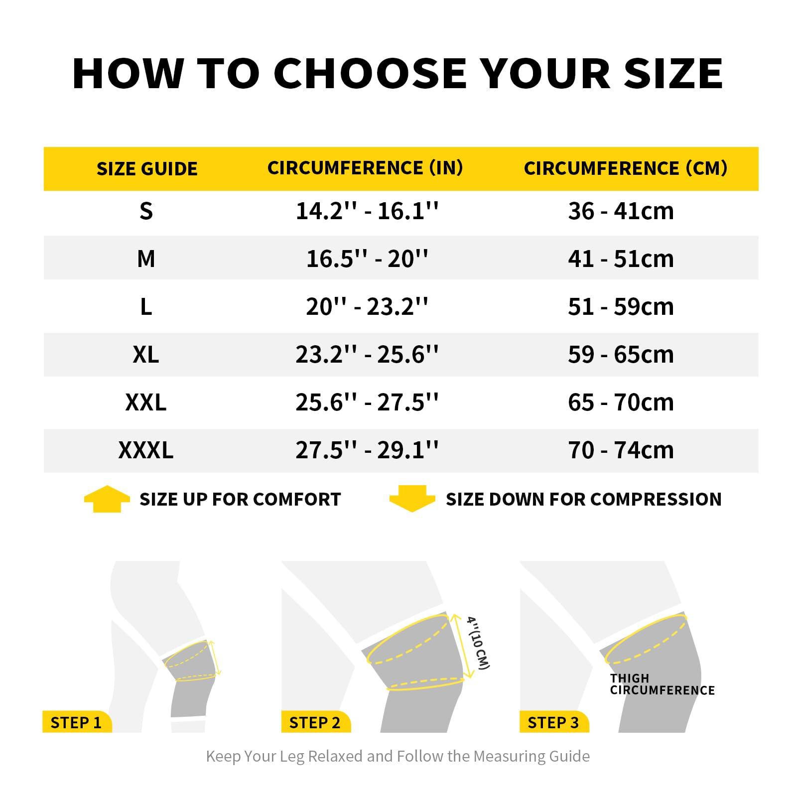 CAMBIVO CAMBIVO 2 Pack Knee Brace, Knee Compression Sleeve for Men and Women, Knee Support for Running, Workout, Gym, Hiking, Sports (Slate Blue,Medium)