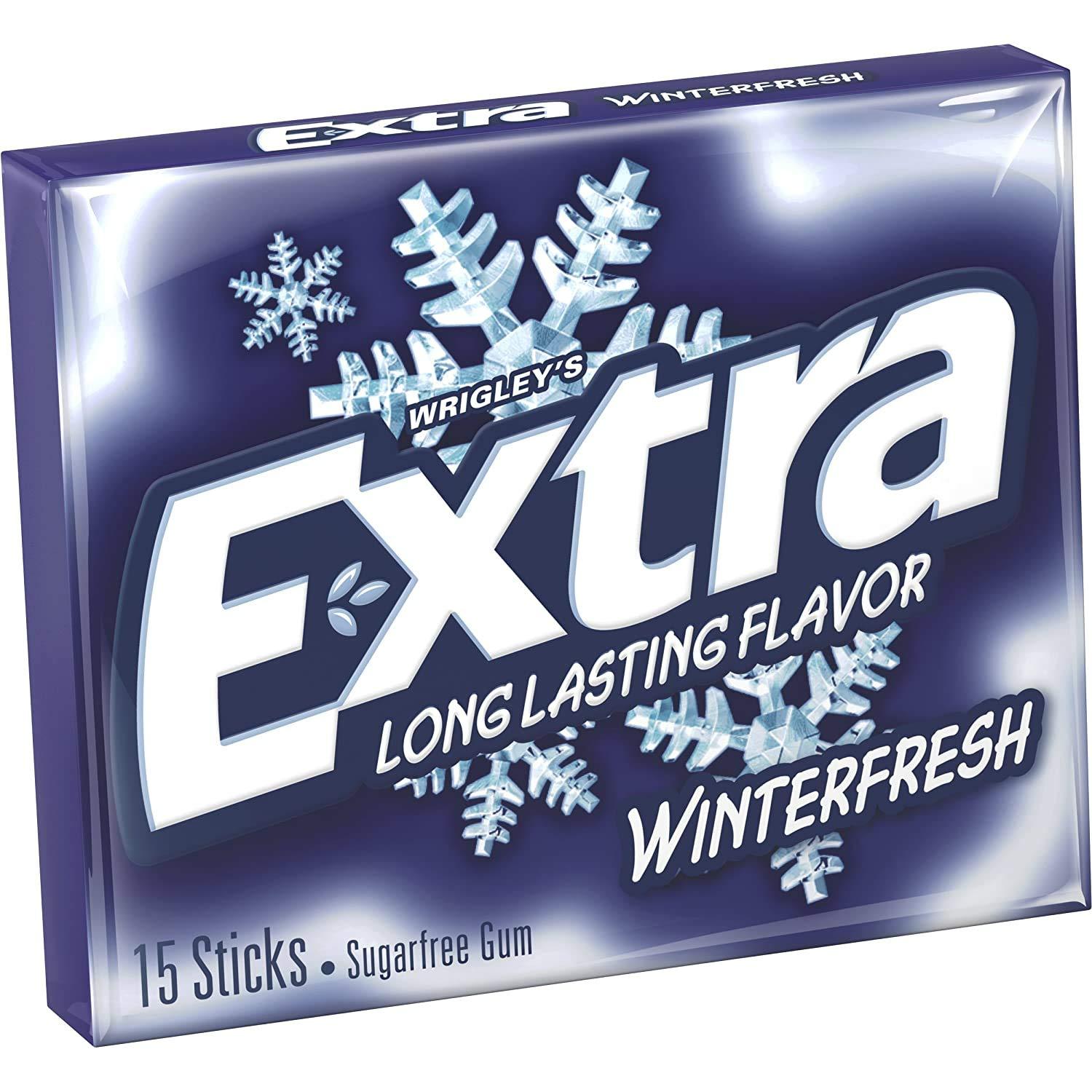 Wrigley's Wrigley's Extra Winterfresh Long Lasting Flavor, 2 x 40.5 g