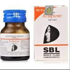 Organic Homoeo sbl scalptone tablet for hair care || Pack Of 2
