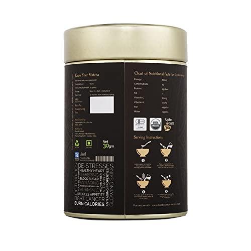 My Matcha My Matcha - Ceremonial Grade Traditional Japanese Matcha Green Tea Powder | Real Matcha Tea, (30g) Tin | High in Antioxidants & Full in Energy