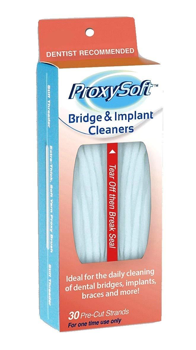 Thornton Thornton Bridge & Implant Cleaners - 30 pre-cut Strands **MINT FLAVOR **