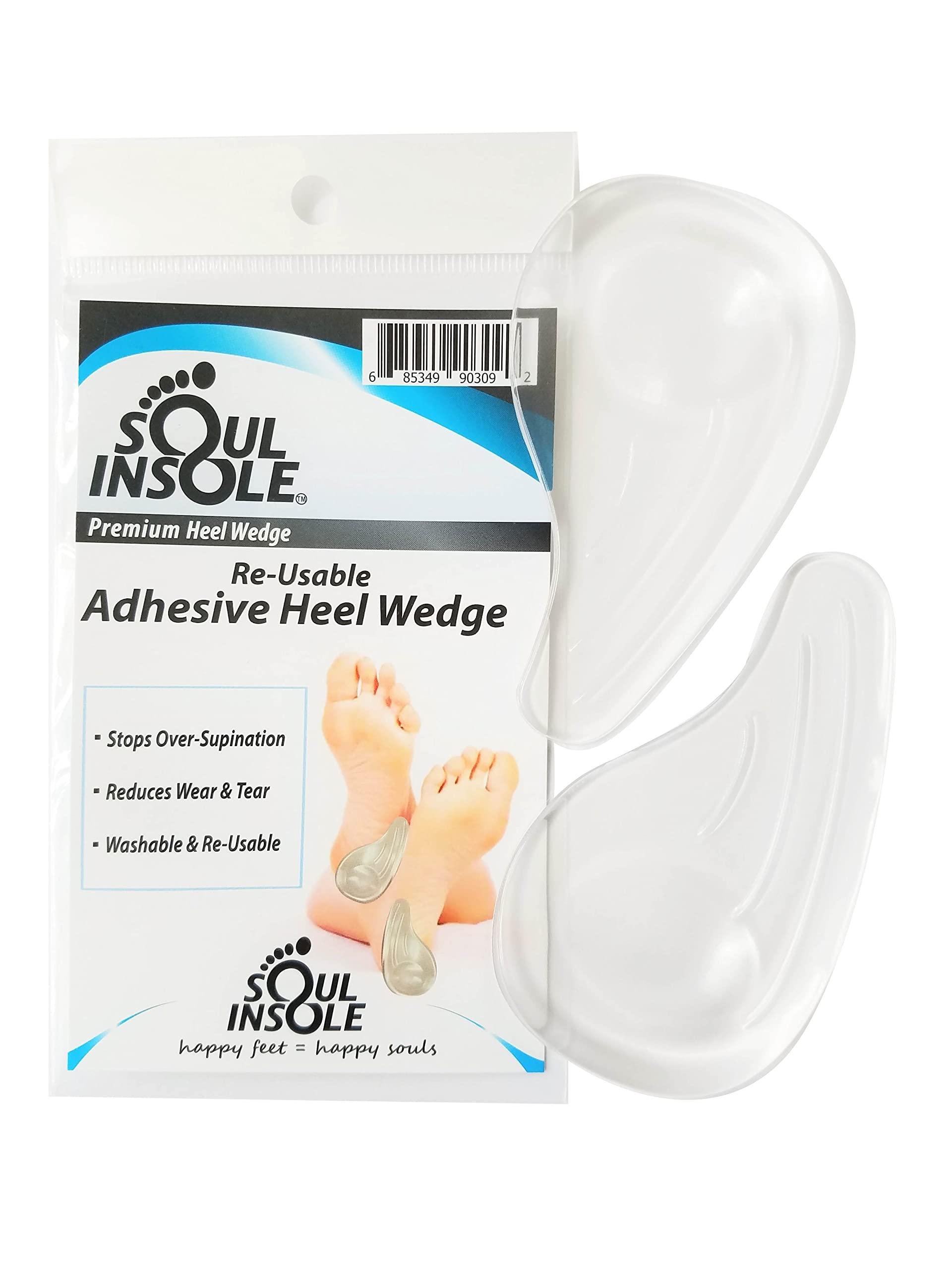 Soul Insole Soul Insole Heel Wedge For Over-Supination/Over-Pronation Re-Usable Adhesive