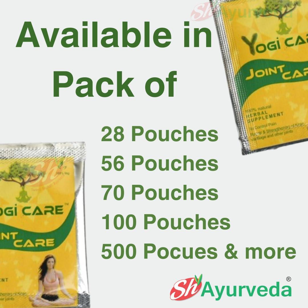 SWAMI HERBAL AYURVEDA Yogi Care Joint Powder By Swami Herbal Ayurveda Pure Natural Organic Pain Relief For Joint Pain Reliever 4gm Pouch Packing (Pack of 112)