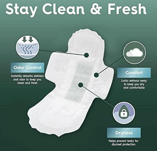 SELLPLUS Sellplus Organic Cotton Ultra Sports Panty Liners, Menstrual Pads. (Pack Of 2)