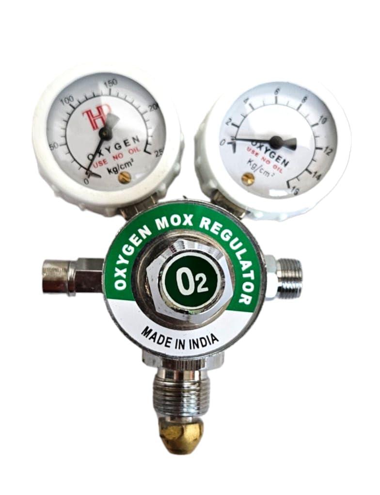 MEDITECH GLOBAL MEDITECH GLOBAL Double Gauge Single Stage Medical Oxygen Regulator (MOX Regulator)