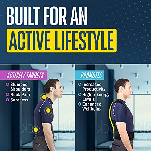 FlexGuard Support FlexGuard Posture Corrector for Women and Men - Back Brace for Posture, Adjustable Back Support Straightener Shoulder Posture Support for Pain Relief, Body Correction, Small/Medium
