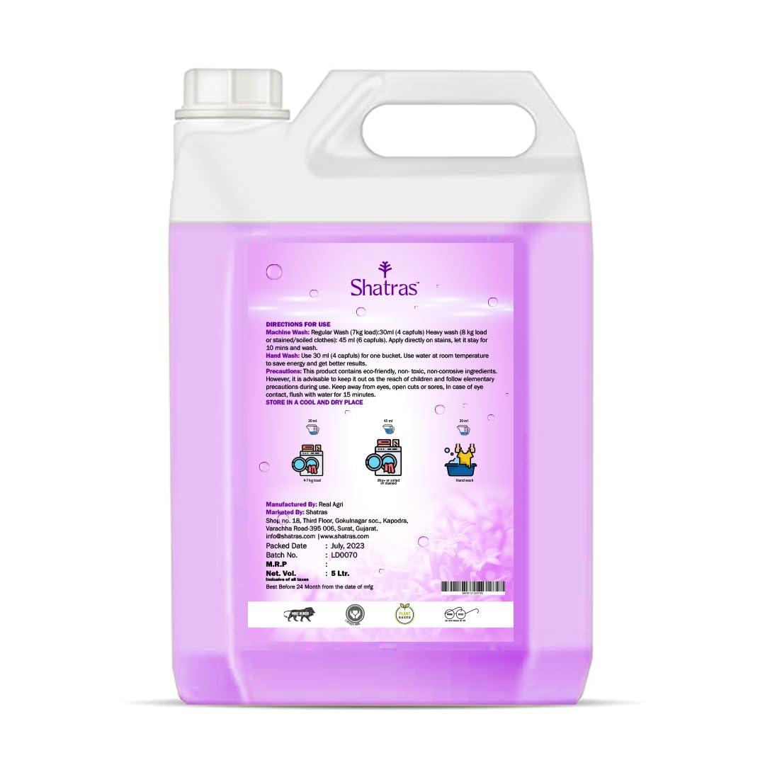 Shatras Shatras Ultra Wash Low Foam Laundry Liquid Detergent, For Top & Front Load Washing Machine Fabric Sanitising Germ Guard Daily Wash Laundry Detergent