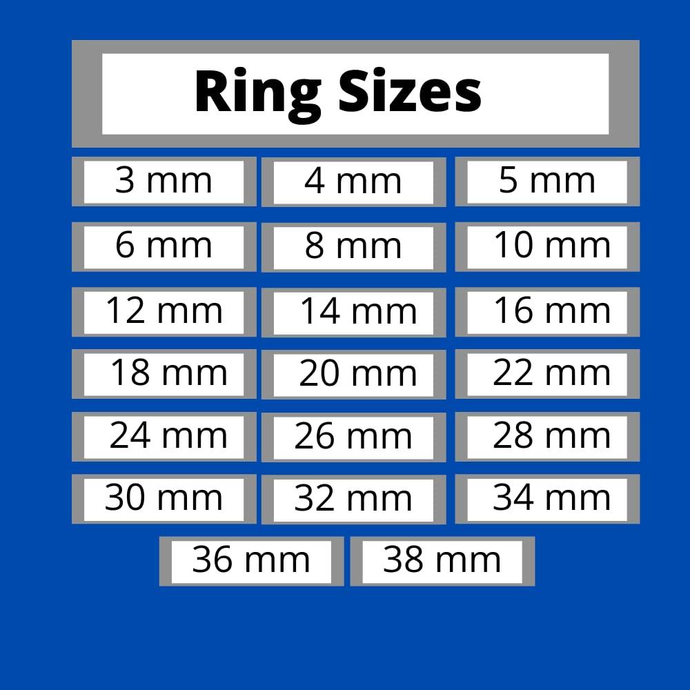 Phimostretch Phimostretch Phimosis Stretcher Rings Kit; 20 Rings (3 mm to 38 mm)