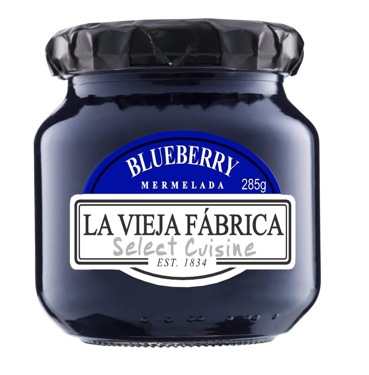 La Vieja Fabrica La Vieja Fabrica Blueberry, Cherry, Strawberry Mermelada Jam, 1050 g, Combo Pack