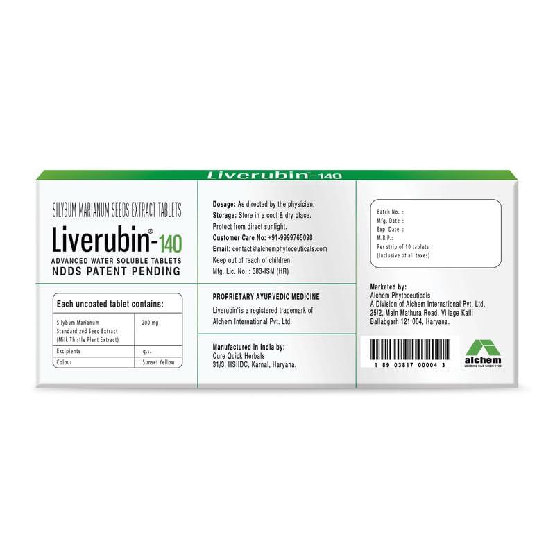 LIVERUBIN Liverubin The Natural Hepato Protector (10 Counts, Pack of 1)