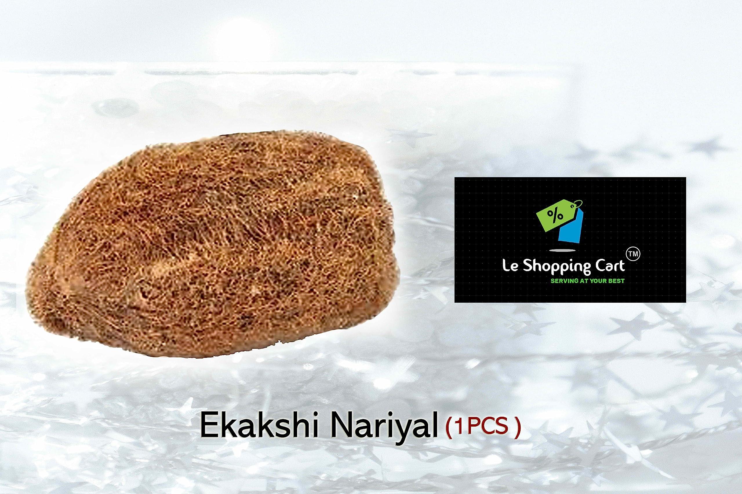 Le Shopping Cart Ekakshi Nariyal/One Eye Coconut for Pooja-1 pc
