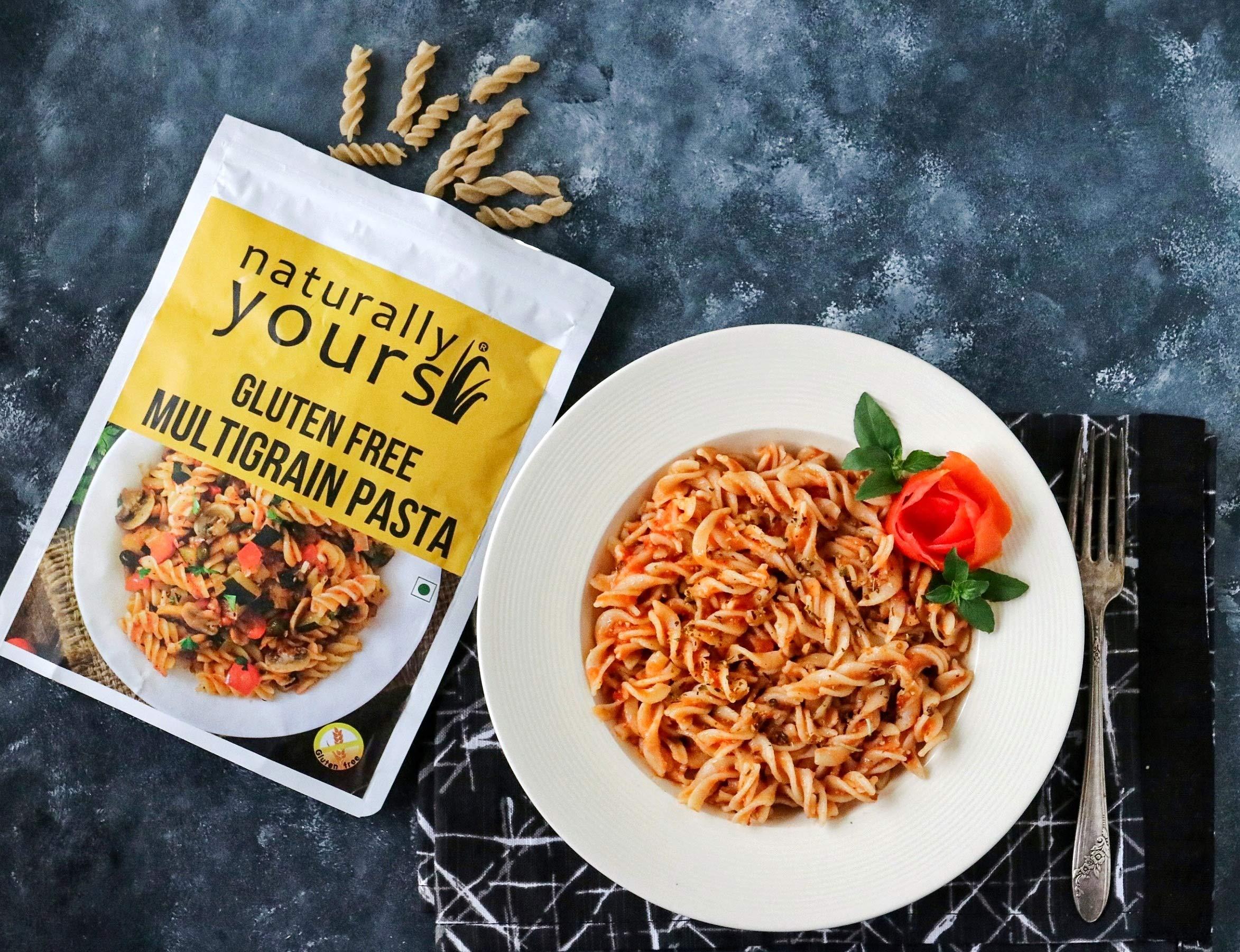 Naturally Yours Naturally Yours, Multigrain Pasta, Gluten Free, No Maida, Preservative Free, Vegan, 200g (Pack of 1)