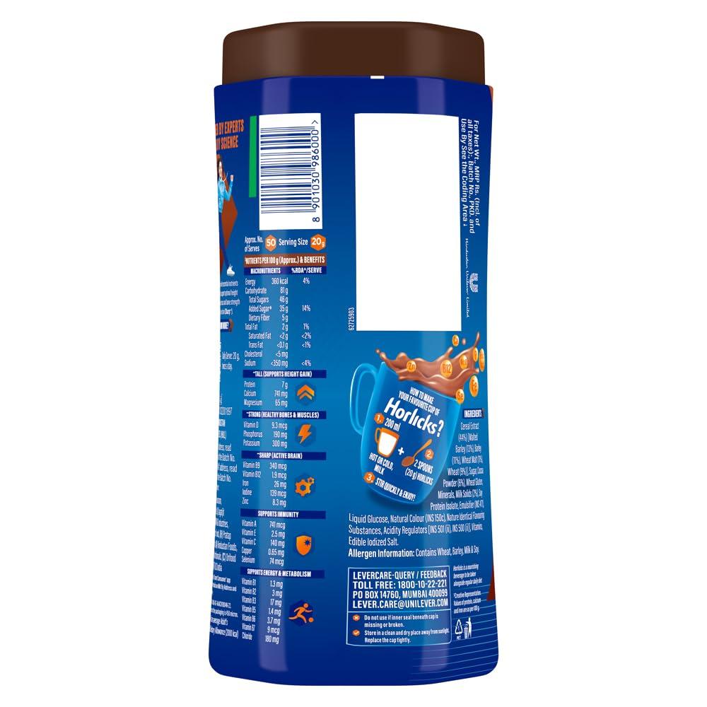Horlicks Horlicks Chocolate Nutrition Drink || Jar 1 kg