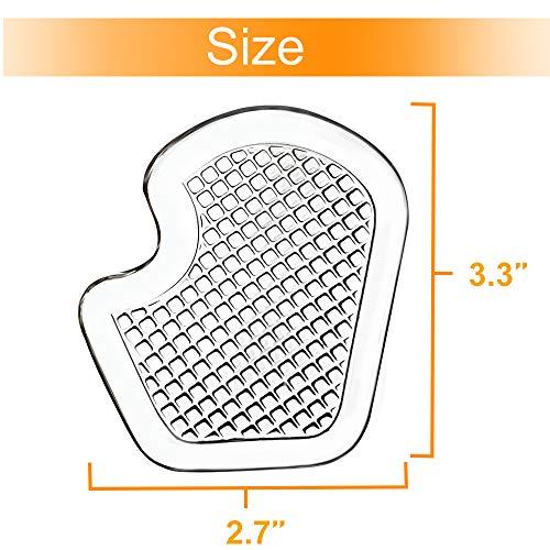 Kimihome Kimihome Dancer Pads 8 Count Gel Cushions, Ball of Foot Cushion Protect and Relieve Metatarsal, Sesamoid, Ball of Foot Pain - 4 Pairs