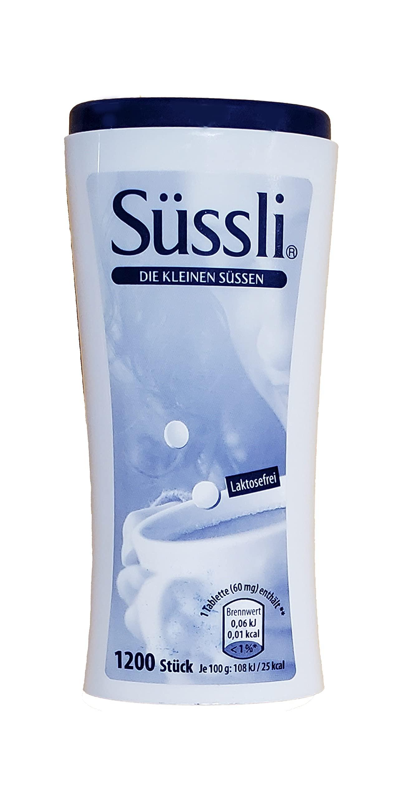 Suessli sssli suessli German Sweetener Tablets 1200pcs in Dispenser
