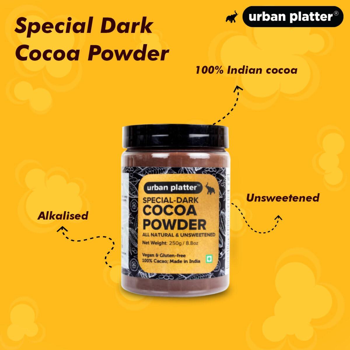 urban platter Urban Platter Special Dark Cocoa Powder, 1Kg