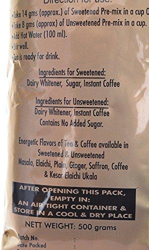 GeeBees Coffee Gold GeeBees Coffee Gold Instant Premix Coffee Low Sugar, 500 g