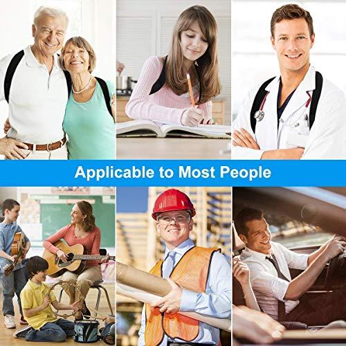 New Delhi YesGo Upper Back Pain Relief Adjustable Back Brace Posture Corrector Shoulder Support Belt (Pack of 1) (XL Size) Black