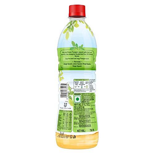 Kissan Kissan Pineapple Squash Bottle, 750 ml