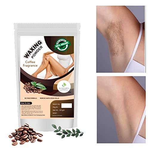 Dr. Navadiya Waxing Hair Removing Coffee Hair Removal Powder - Hand, Leg, Bikini Line