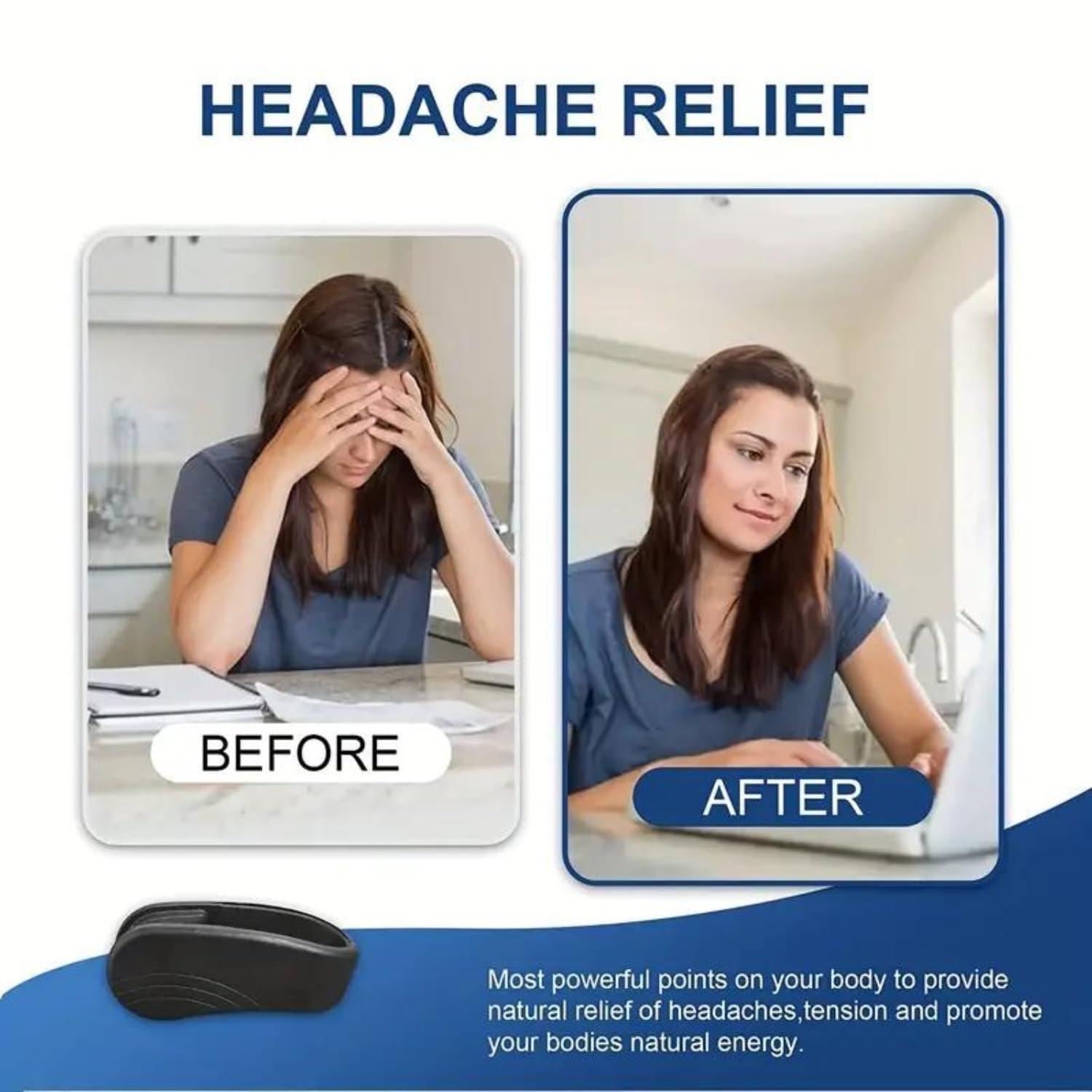 Denfy DENFY Sugar Control Acupressure Point Clip Headache, Migraine Tension Relief Light Weight Wearable Hand Massager for Headache, Migraine, Arthritis, and Tension Relief - Ideal for Diabetes Management