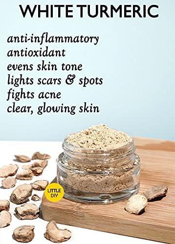 SAARA Saara HERBAL FRESH Poolankilangu Powder,200g, White Turmeric, Kachur, Kichili Kilangu Powder for Skin Care, 200g (Pack of 2 X 100g)
