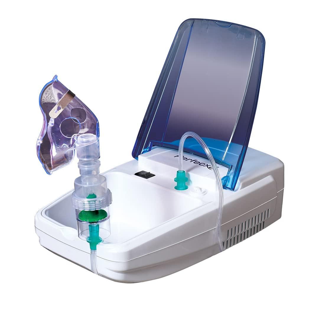 Perfecxa Perfecxa Nebulizer Machine for Adults & Kids - Compressor Motor With Mouth Piece & Separate Child/Adult Mask For Home Use This Product Comes With 2 Years Warranty