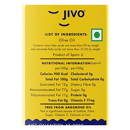 JIVO Jivo Extra Light Daily Cooking Olive Oil 5 LTR (Tin) + 1 LTR (Pet Bottle) | | Recommendable for Roasting, Frying, Baking All type of Cuisines| Low Saturated Fat, Low Saturated Fat (Pack of 2)