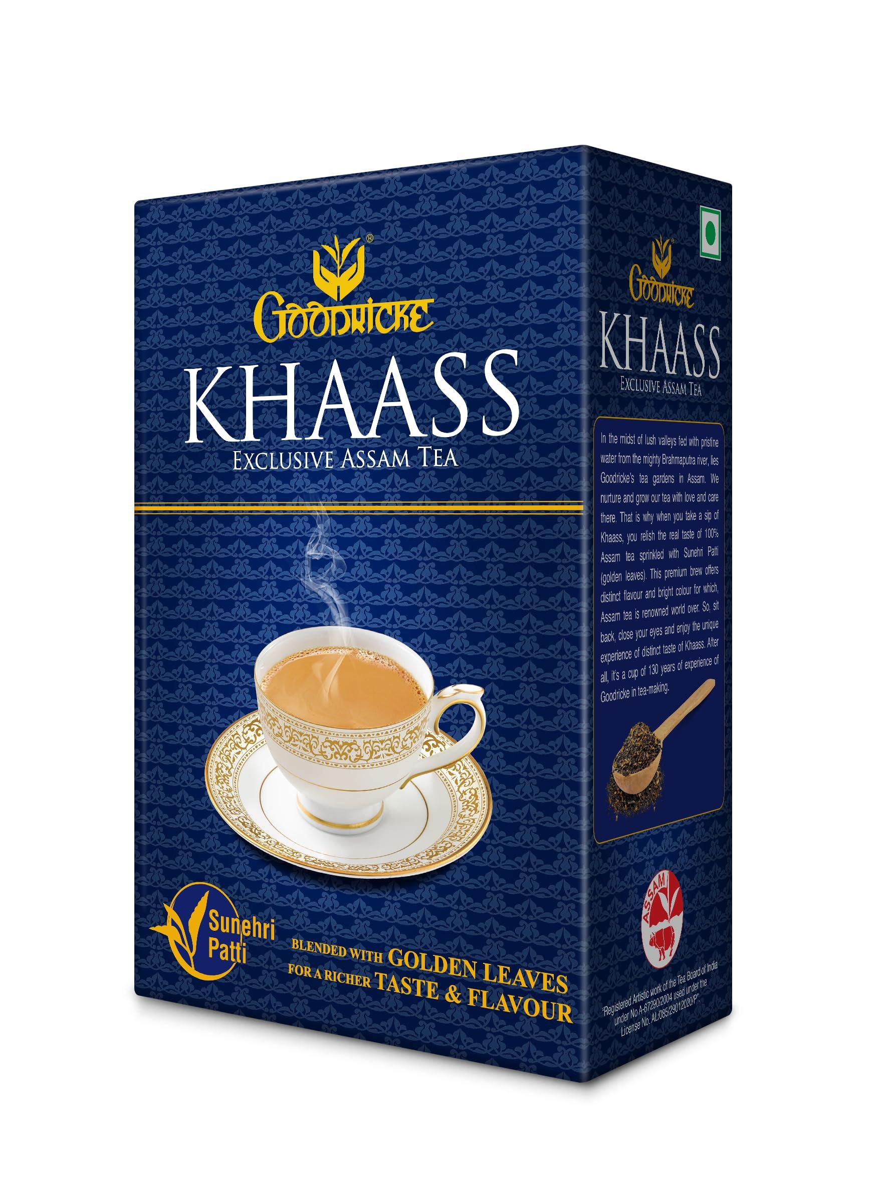 GOODRICKE GOODRICKE Khaass Assam, Loose Leaves Ctc Tea - 250 Gm | Richer Taste & Flavour | Iresistible Aroma