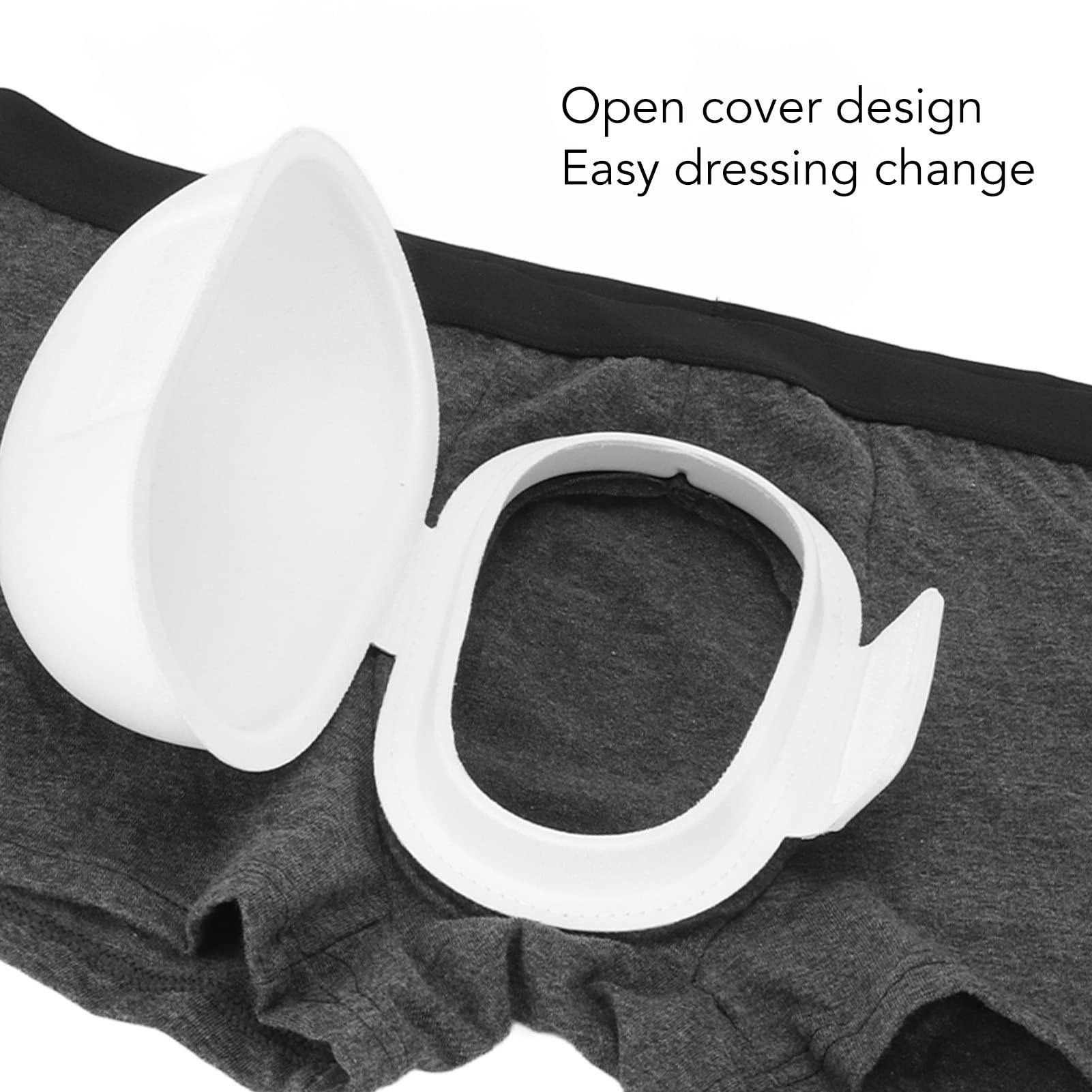 167 Foreskin Cut Surgery for Adult Teenager Kids,Black Circumcision Underwear, Cotton Breathable Care Protection Cover After Circumcision (For 99.2-121.3lb)