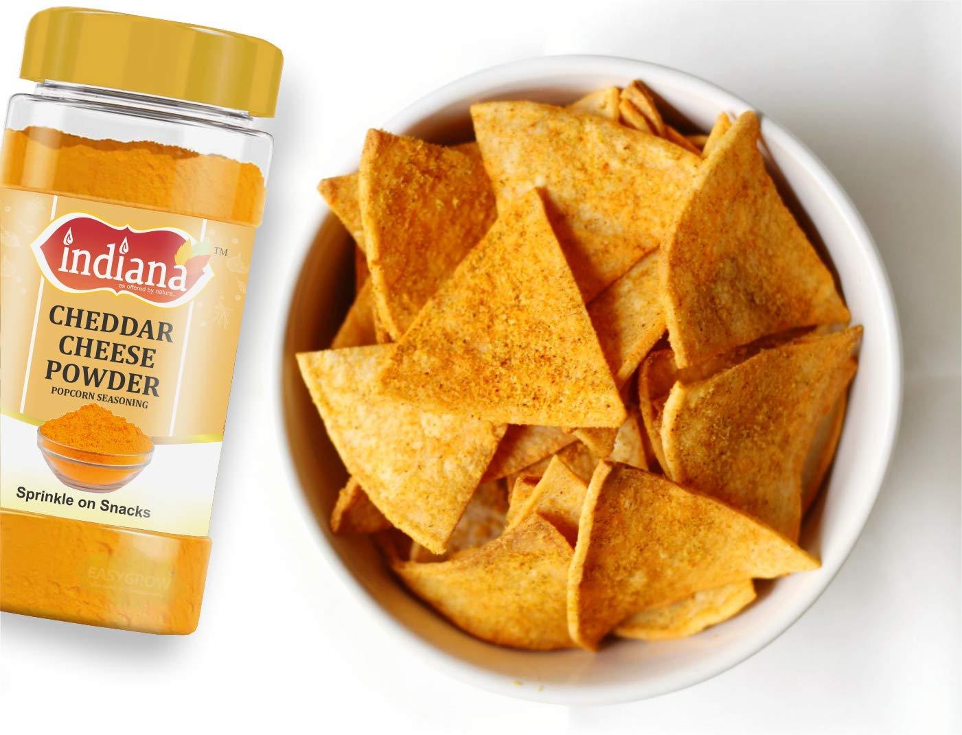 Indiana Indiana Cheddar Cheese Powder - Sprinkling on Pop Corn for Taste Enhancer - Making Cheese Sauce for Nachos