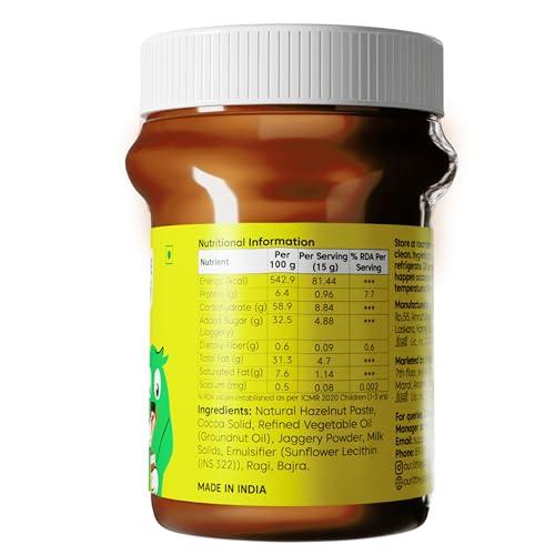 Little Joys Little Joys Chocolate Spread for Kids | Sweetened with Jaggery | With Rich Hazelnut, Cocoa, Ragi & Bajra | No Refined Sugar, No Palm Oil, No Preservatives | 300g