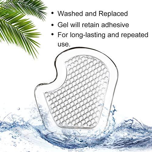 Kimihome Kimihome Dancer Pads 8 Count Gel Cushions, Ball of Foot Cushion Protect and Relieve Metatarsal, Sesamoid, Ball of Foot Pain - 4 Pairs