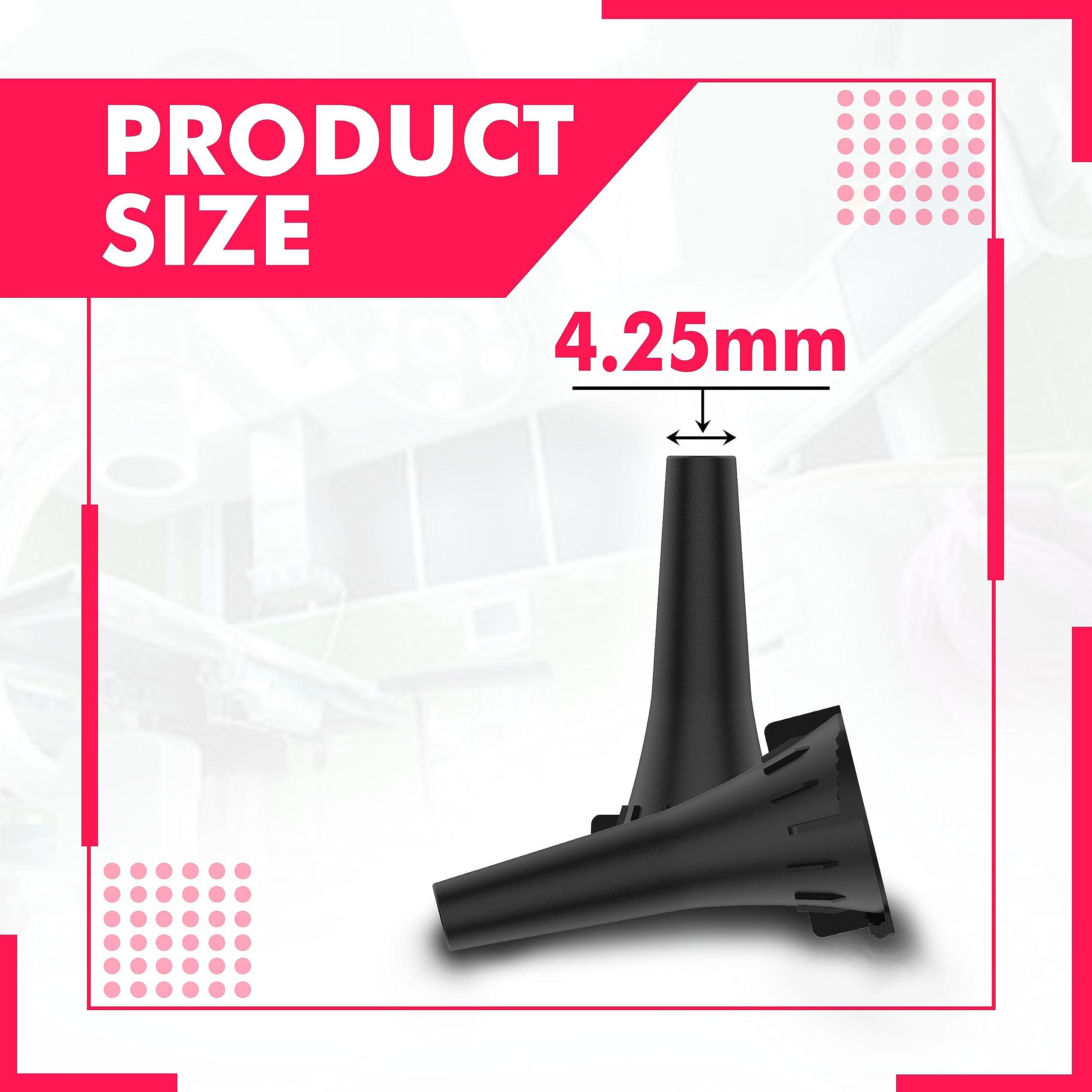 OTICA 4.25 mm Disposable Ear Specula for Welch Otoscopes compatible with all otoscopes of Wel ch-Allyn Universal Otoscope Speculums tips otoscope cover pediatric Bag of 100 psc