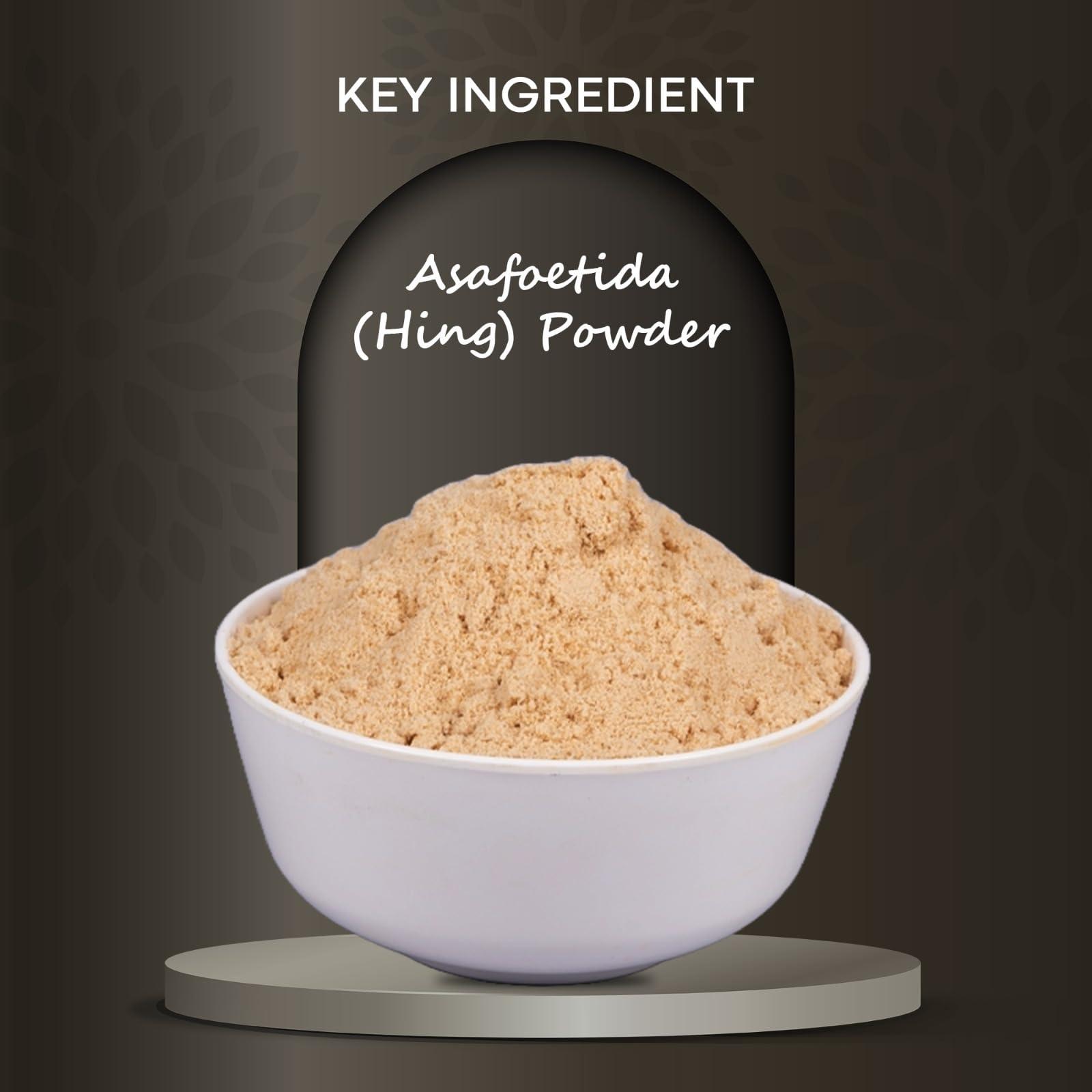 Natural Fridge Natural Fridge 100% Pure Asafoetida (Hing) Powder | Anti-inflammatory Properties & Anti-Ageing Spice | Strongest Compounded Pure Hing Powder | 100% Pure and Natural | Food Spice | Indian Flavour for Food | Premium-Quality Hing (100g)